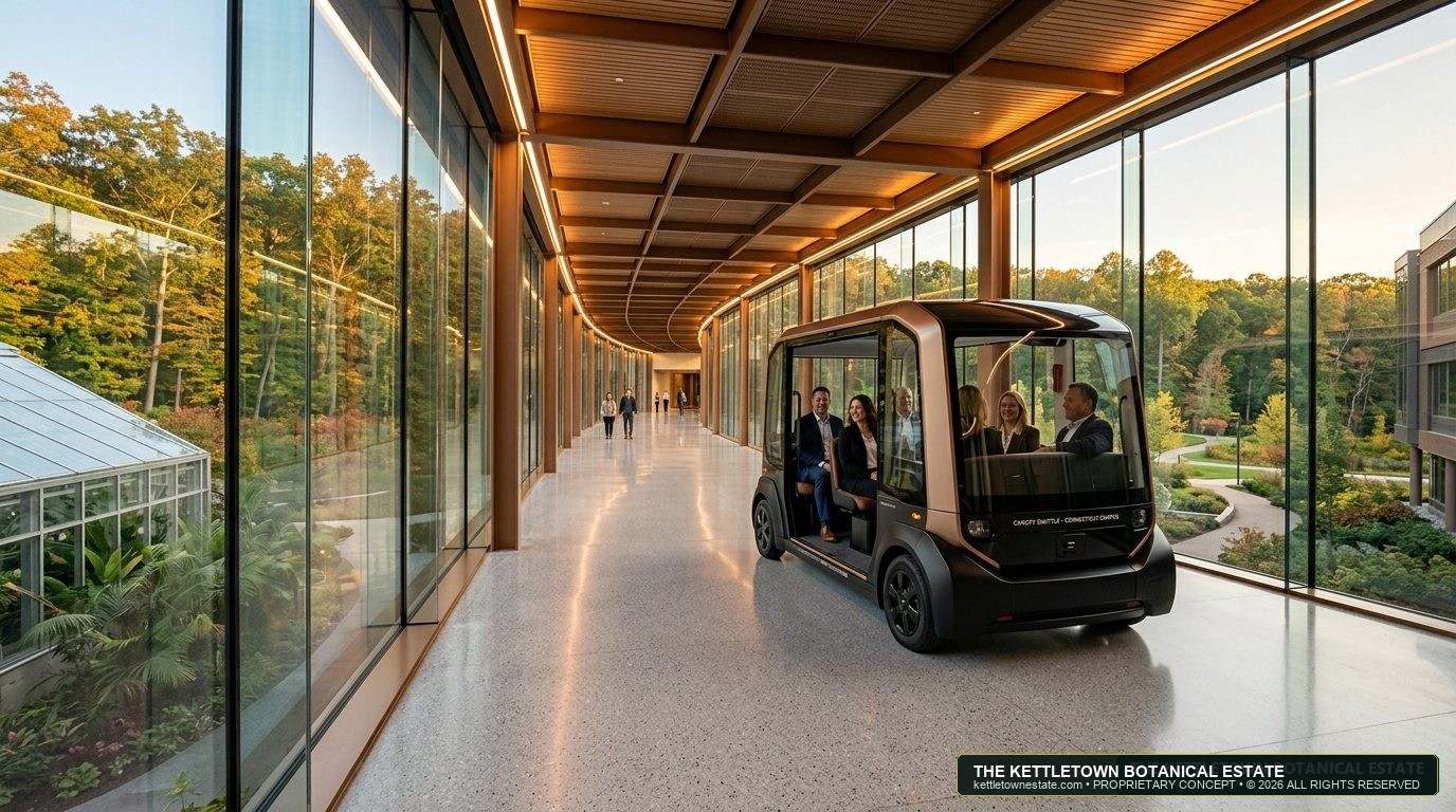 Enclosed Indoor Micro-Transit Fleet