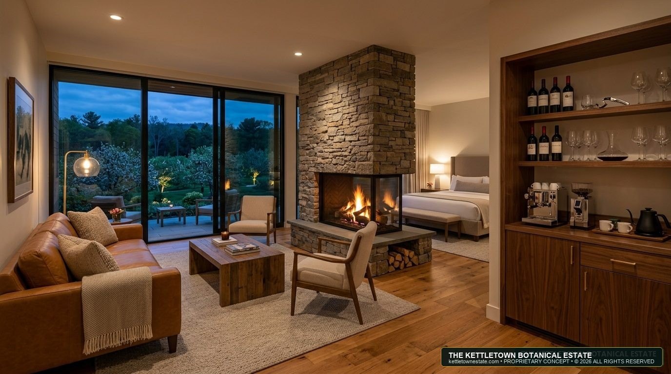 Orchard Fireplace Parlor Suite